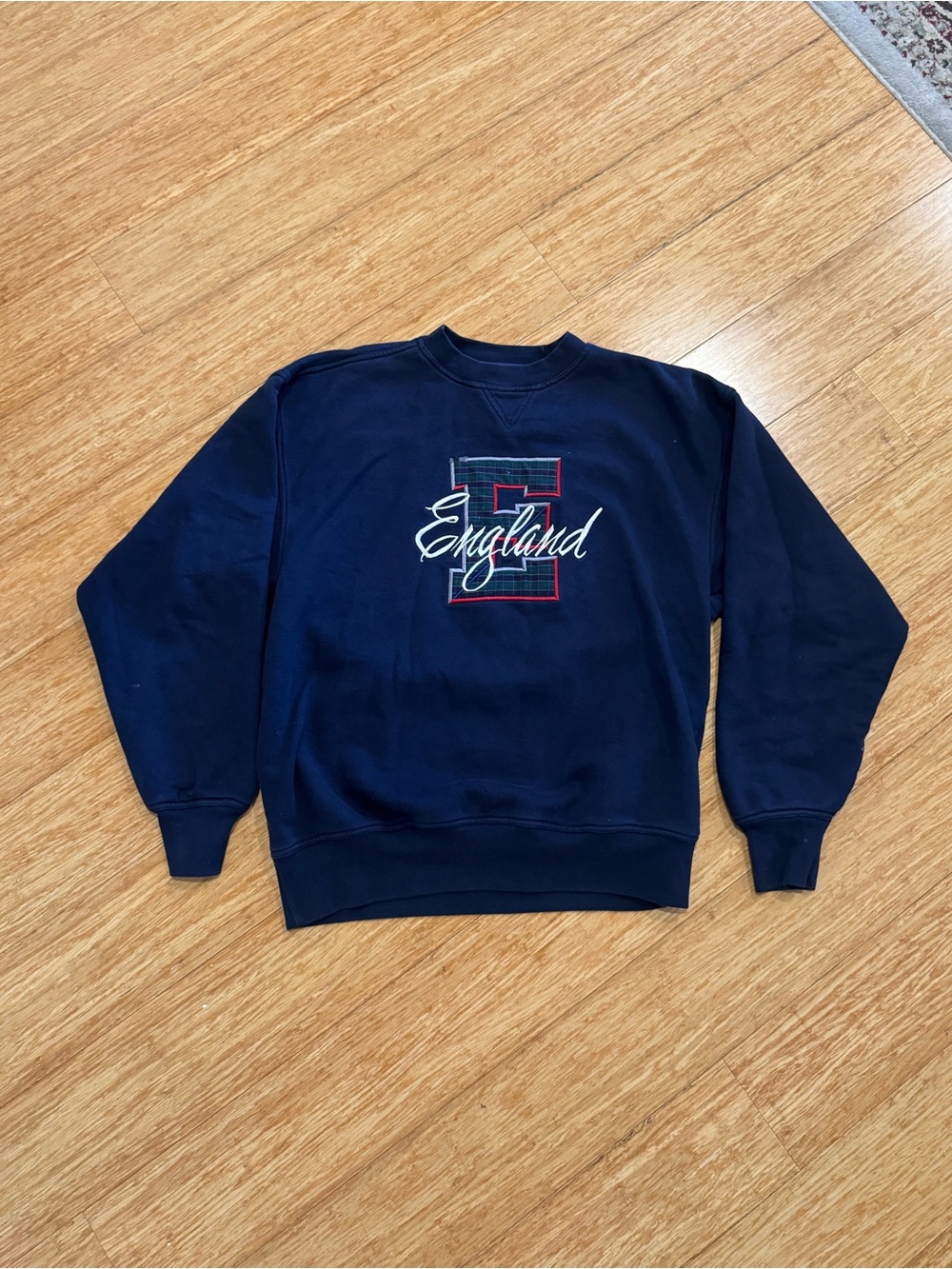 Jansport navy blue E England embroidered crewneck sweatshirt